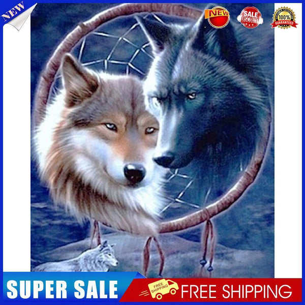 Four Wolves Oil Paint By Numbers Kit DIY Frameless Art Picture On Canvas
