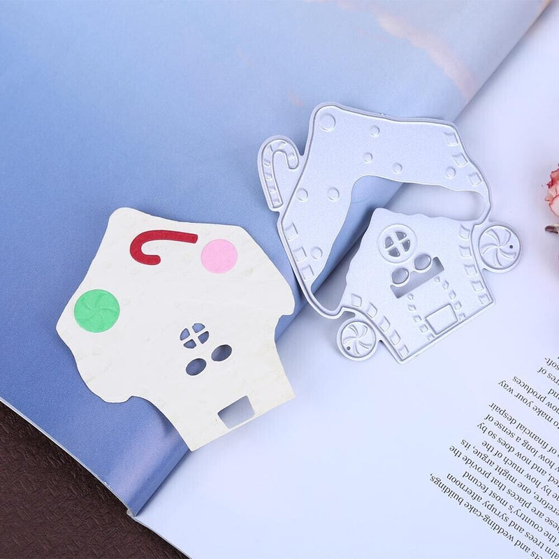 Christmas House Joint DIY Metal Scrapbook Embossing Craft Cutting Die-17123