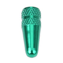 5pcs Bicycle Presta High Aluminium Pressure Valve Caps Dust Covers (Green)