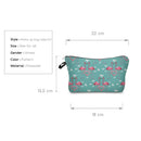 Women Cute Bird Print Brushes Bags Travel Makeup Organizer Clutch (50067)