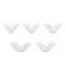 6pcs Folding Squeegee Decoration Caulking Scraper with Replacement Head (A)
