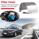 Racing Car Cold Air Intake Cone Filter Heat Shield Cover for 2.5-5 inch Neck