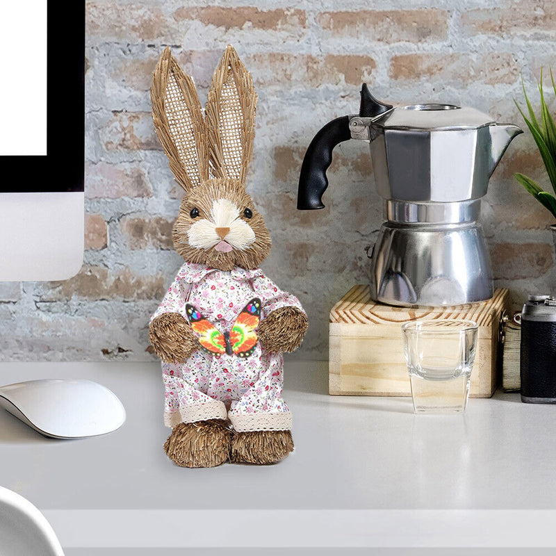 Cute Animal Easter Bunny Simulation Rabbit Bunny Ornaments Home Decoration Gi