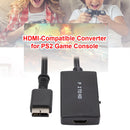 HDMI-Compatible Converter HD Video Cable Splitter Adapter for PS2 Game Console