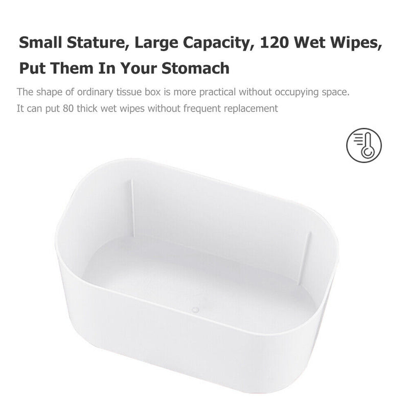 Smart Baby Wipe Warmer with Display Screen Heating Tissue Box (White) Newly