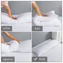 Full Body Pillowcase Sleeper Breathable Long Bed Throw Pillow Cover (Blue)