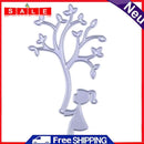 Metal Cutting Dies Stencils Tree Girl for DIY Embossing Scrapbooking Album-19663