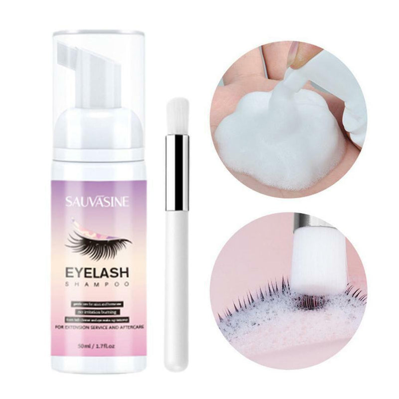 50ml Professional Eyelashe Foam Cleaner Eyelash Extension Cleansers sets B2T5