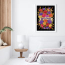 5D DIY Diamond Painting Chrysanthemum Full Drill Rhinestone Mosaic Art Pictur