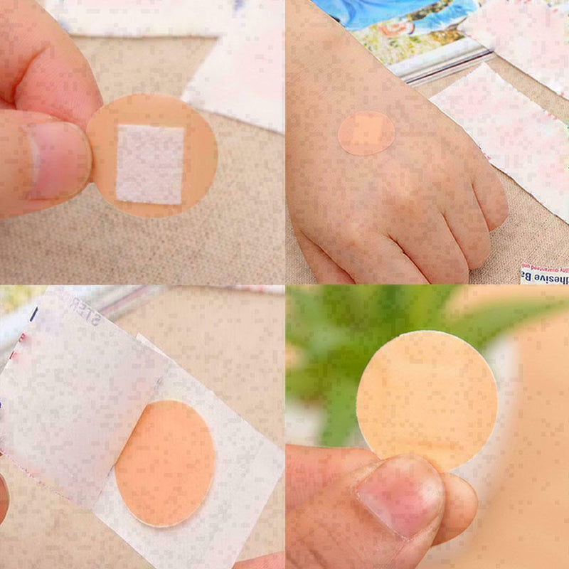 Round Band Aid Waterproof Breathable Bandage Adhesive Wound