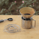 Steel Coffee Dripper Stand Holder Foldable Camping Coffee Filter Rack (M) Newly