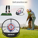 3-Layer Chipping Pitching Workout Cage Folding Golf Exercise Net with Storage