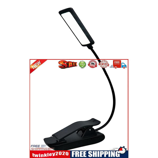 Adjustable Clip Reading Light Eye Protection LED with 3 Brightness Levels