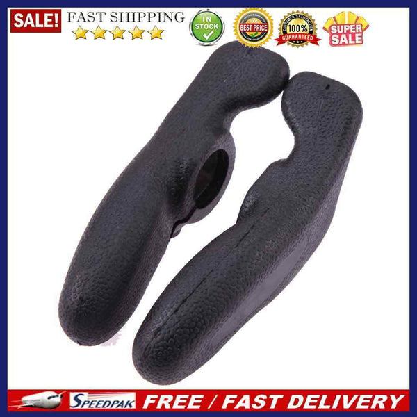 Black 2Pcs Outdoor Mountain Bicycle Cycling Handle Bar End Security Grips