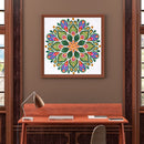 DIY Mosaic Mandala Pattern Part Special Shape Diamond Painting Kit (YK134) Newly