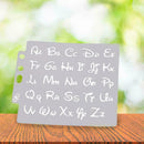 Alphabet Letter Stencils Template Painting Scrapbooking Embo Card R4H9 P8J5 B1W0