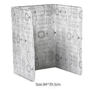 Kitchen Oil Splatter Aluminium Foil Gas Stove Foldable Baffle Plate (C)