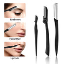 Eyebrow Trimming Kit Tweezers Scissors Comb Scraping 12pcs Eyebrow Makeup Tool
