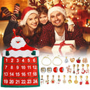 Christmas Advent Calendar Gift for Kids Jewelry Calendar Gift Bracelet Beaded