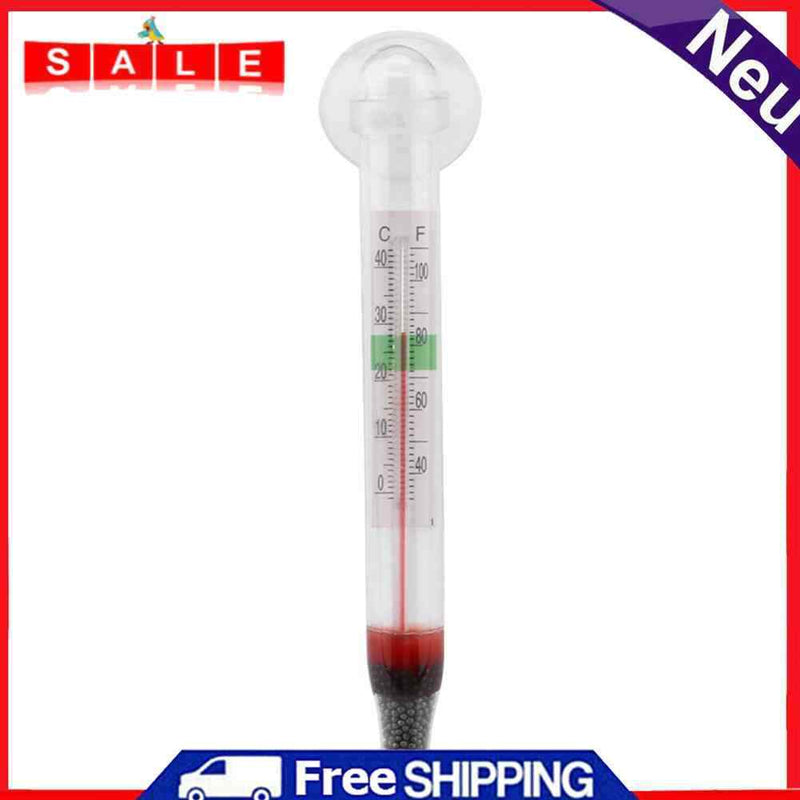 Aquariums Thermometer Glass Tube Submersible Waterproof Temperature Measurement