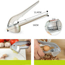 Gadget Ginger Squeeze Garlic Presses Aluminum Nut Crusher Walnut Cracker