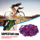 50pcs Aluminum Alloy Bike Cable End Crimps Brake Derailleur Shifter Cable Tip
