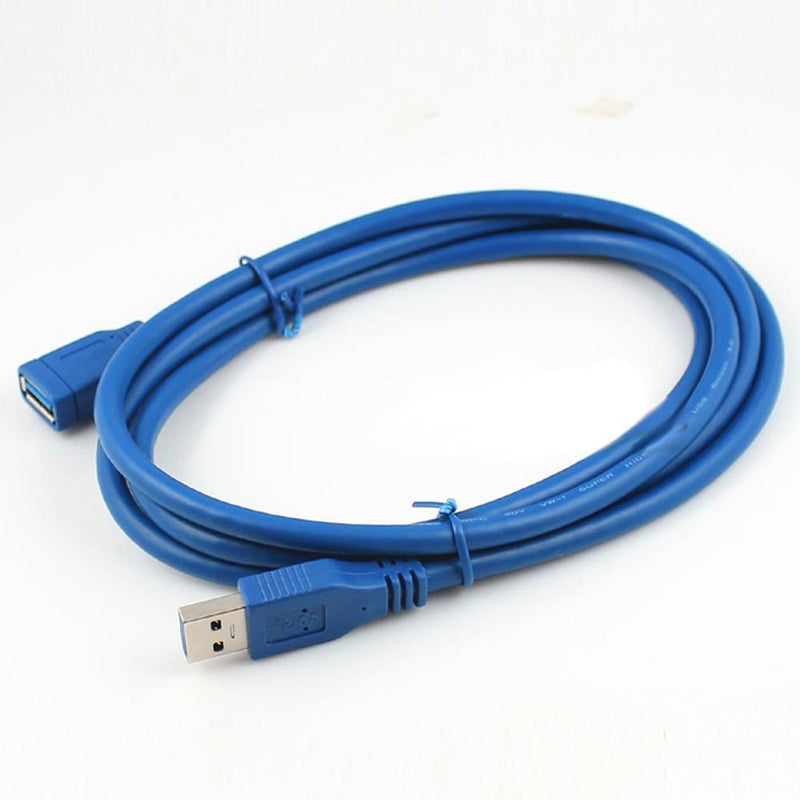 USB 3.0 A Male Plug to Female Socket 1.8M Super Fast Extension Cable Cord