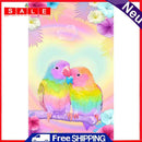 5D DIY Diamond Painting Color Lovers Bird Full Drill Rhinestone Mosaic Art Kit