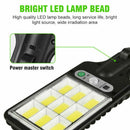 LED Solar Powered PIR Motion Sensor Lamp Outdoor Garden Security Wall Light x 1