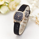 5pcs Luxury Watch Women Quartz Casual Thin Leather Strap Square Watch (4