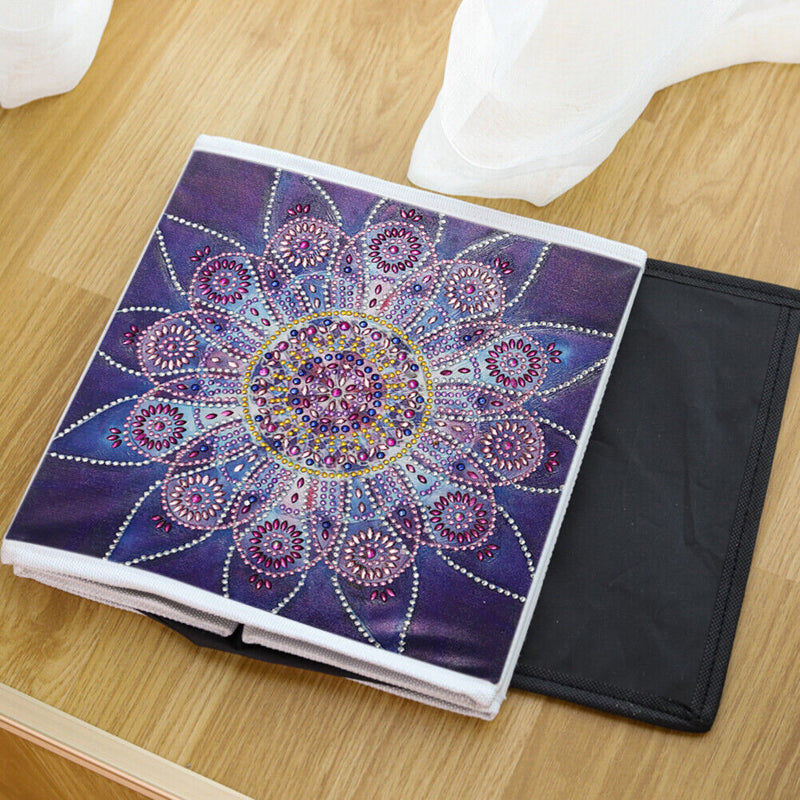Storage Box Organizer DIY Diamond Painting Flower Folding Sundries? Container