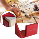 Aluminum Alloy Pen Blank Center Finder Woodworking 45 Degree Line Caliber Rul
