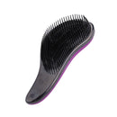 Hair Comb Detangle Hairbrush Massage Brush Curly Styling Tool (Purple)