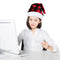 #A Christmas Hat Fashion Lattice Santa Claus Red Hats for Family Friend Lover Gi