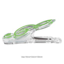 Plastic Musical Note Letter Paper Clip Piano Sheet Spring Holder (Green)
