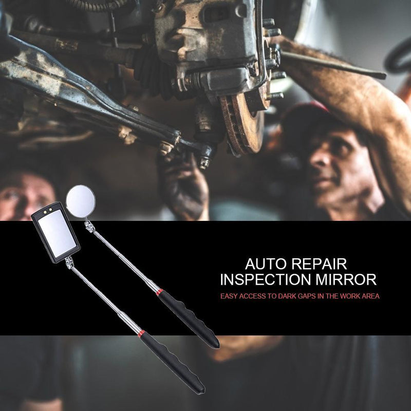 4pcs/set Automotive Telescopic Inspection Mirrors Adjustable Car Angle View Pen