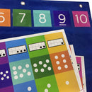 Hanging Bag Preschool Chart Board Schedule Pocket Chart Kids Calendar Education