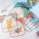 Soft Feeding Waterproof Smocks Eat Toddler Baby Bibs Burp Clothes Animal Smock