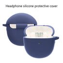 Silicone Case for Realme Buds Air 2 Protective Cover with Carabiner (Blue) Newly