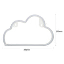 LED Cloud Neon Light Sign Night Lamp Wall Decorative Party Decor (White) Newly