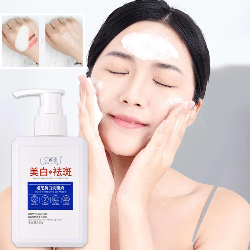 Whitening Freckle Remover Facial Cleanser Skin Moisturizer Niacinamide Cleanser`