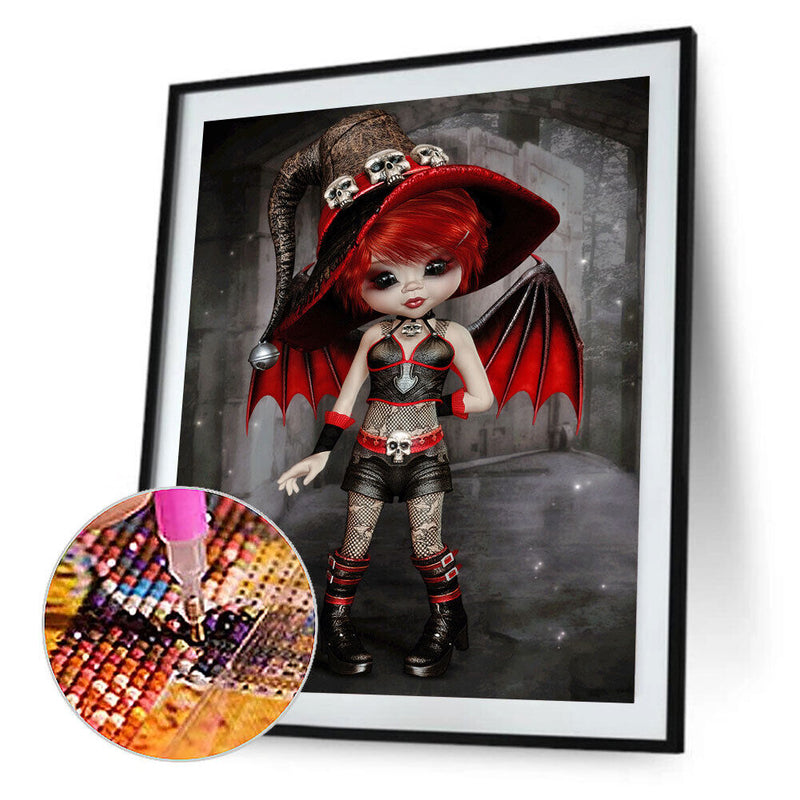 #A 5D Kit Rhinestone DIY Cartoon Girls Series Full Round Drill Art Creative Diam