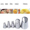 5Pcs/Set Russian Flower Icing Piping Nozzles Tip Pastry Cake DIY Tool F3T4