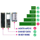 M.2 NVME NGFF SSD to USB 3.1 Adapter PCI-E to USB-A Internal 3.0 Converter R4O3