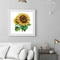 14CT Partial Cross Stitch Sunflower Counted DIY Wall Art Crafts Home Decoration