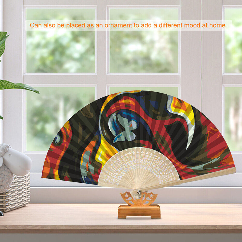 Butterfly Folding Fans DIY Painting By Numbers Fans Art Home Decor for Gifts