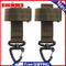 2x Outdoor Gloves Hook Storage Buckle Climbing Rope Hanging Buckles (Khaki)