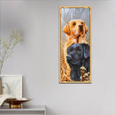5D DIY Full Drill Diamond Painting 2 Dogs Cross Stitch Embroidery (Z415)