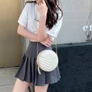 Fashion Women PU Leather Bag Shopping Bag Lady Small Zipper Travel Handbags