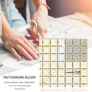 Acrylic Patchwork Ruler Two Color Quilting DIY Sewing Tools (6.5x6.5 inch) Newly